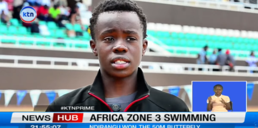 Michael Ndirangu Dominates Africa Zone 3 Swimming Championships at Kasarani