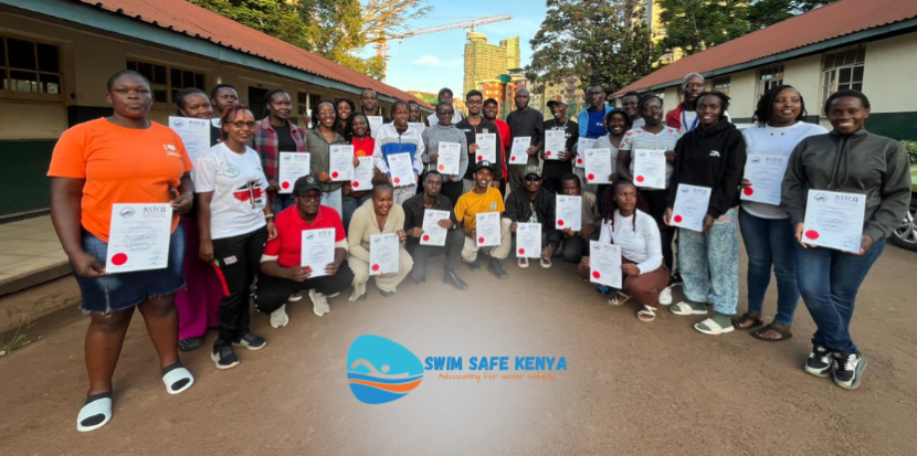 Swim Safe Kenya Dominates Lifeguard Coaching Graduation at KSTCA