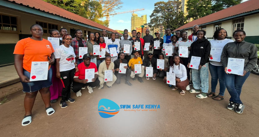 Swim Safe Kenya Dominates Lifeguard Coaching Graduation at KSTCA